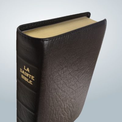 Ostervald Bible 2018: Genuine Leather (flexible)